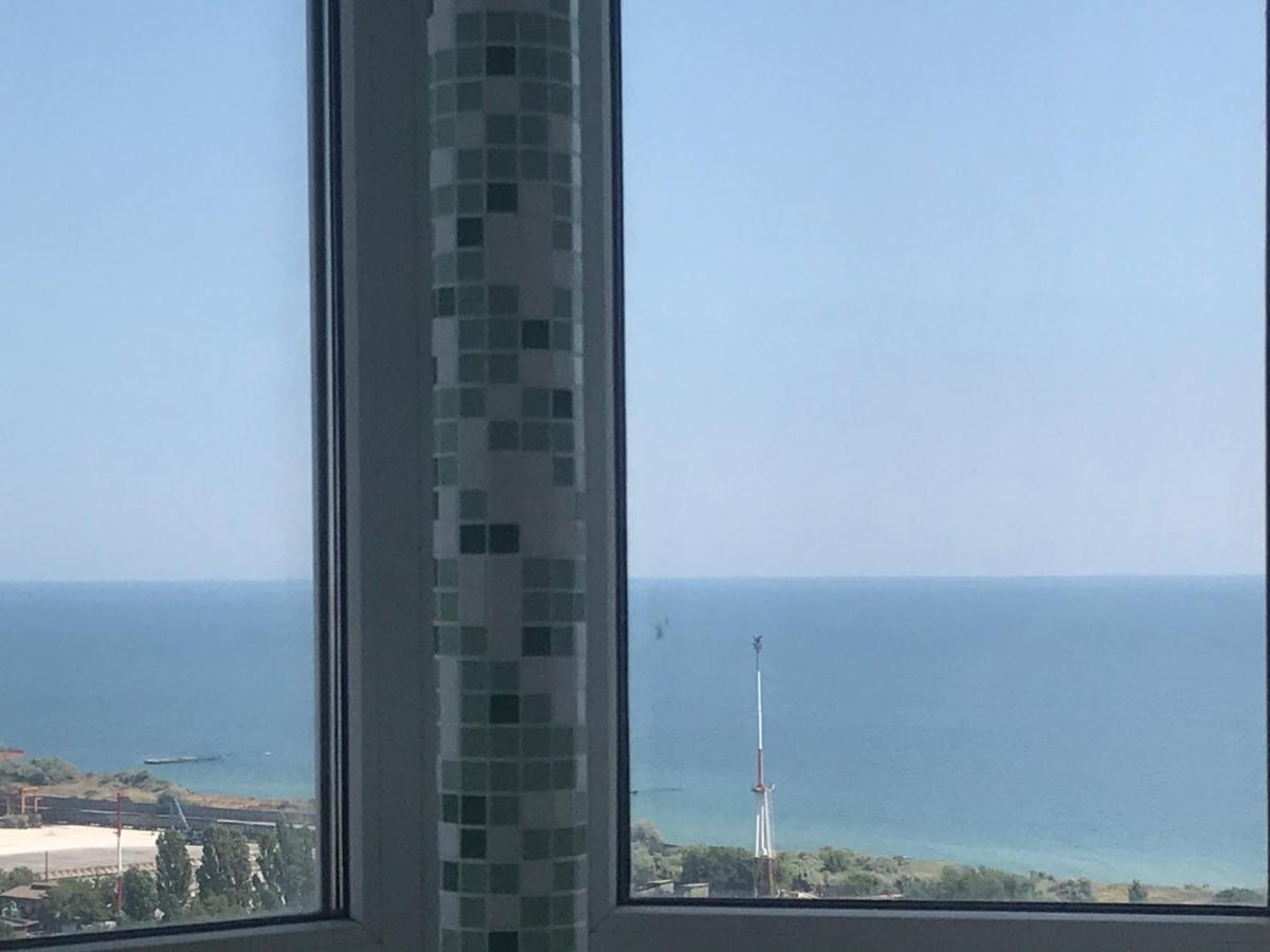 Flat with the sea view Apartment Chornomorsk Luaran gambar