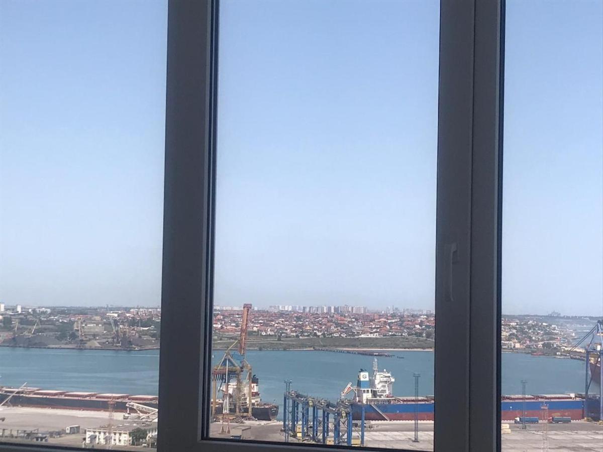 Flat with the sea view Apartment Chornomorsk Luaran gambar
